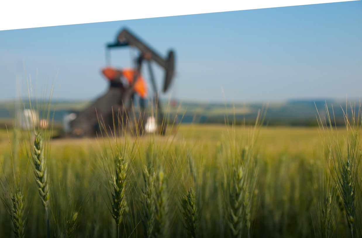 Photograph of a pumpjack